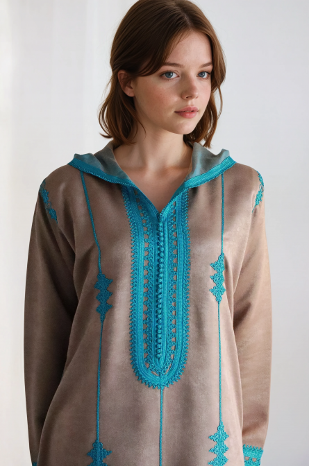 Djellaba Perle d'Écume – Image 4